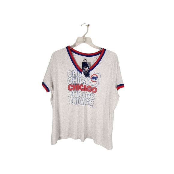 Chicago Cubs Short sleeve NWT women's 2X - Picture 1 of 3